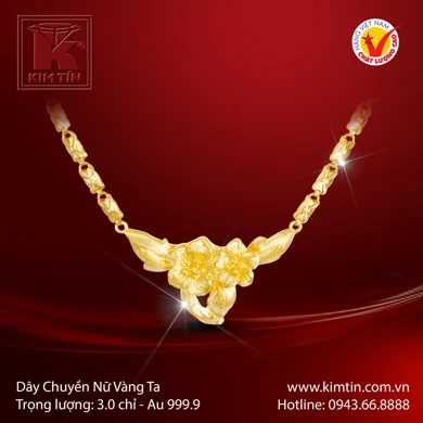 Dây chuyền nữ Vàng 24K 