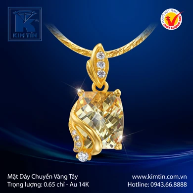 Mặt dây chuyền Vàng tây 14K 