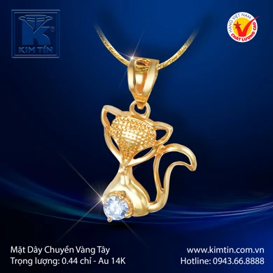 Mặt Dây Chuyền Vàng Tây 14K