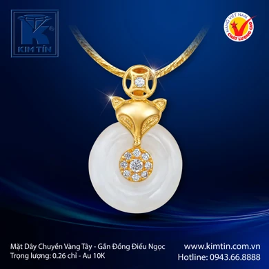 Mặt dây chuyền Vàng tây 10K