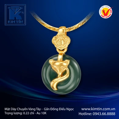 Mặt dây chuyền Vàng tây 10K 