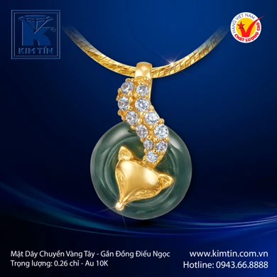Mặt dây chuyền Vàng tây 10K