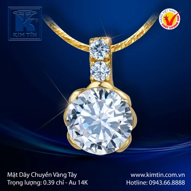 Mặt Dây Chuyền Vàng Tây 14K
