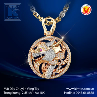 Mặt dây chuyền Vàng 18K