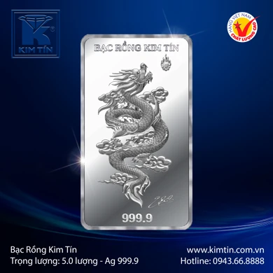 Bạc Rồng Kim Tín 5 Lượng