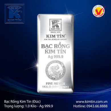 Bạc Rồng Kim Tín 1 Kilo (Đúc) 