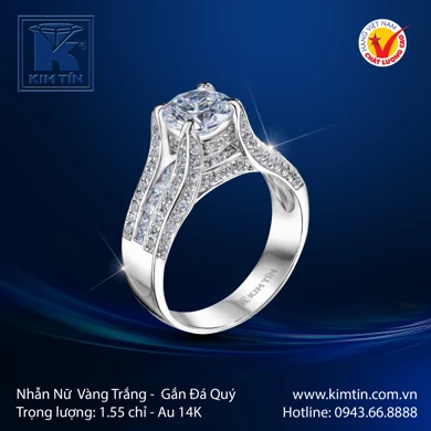 Nhẫn nữ Vàng trắng