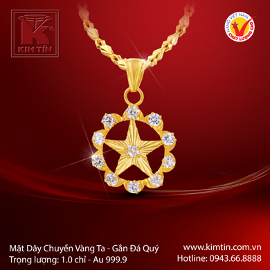 Mặt Dây chuyền Vàng ta 