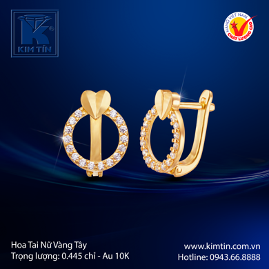 Hoa tai Nữ Vàng tây 