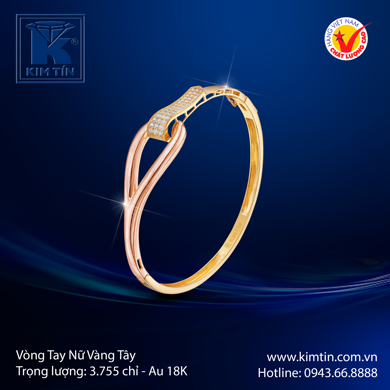 Vòng tay Nữ Vàng tây 