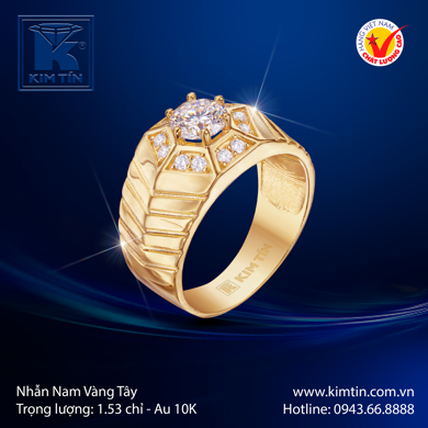 Nhẫn Nam Vàng tây 