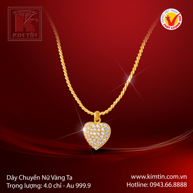 Dây chuyền Nữ Vàng ta 