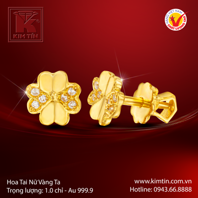 Hoa tai Nữ Vàng ta 