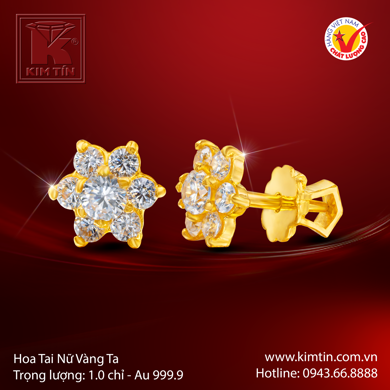 Hoa tai Nữ Vàng ta 