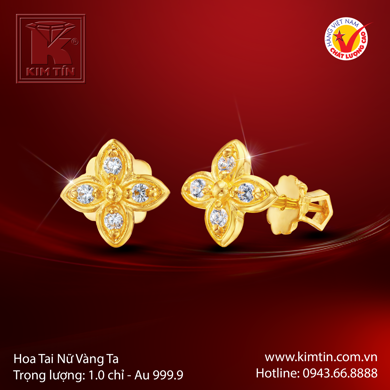 Hoa tai Nữ Vàng ta 