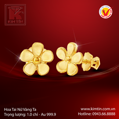 Hoa tai Nữ Vàng ta 