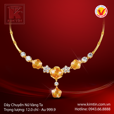 Dây chuyền Nữ Vàng ta 