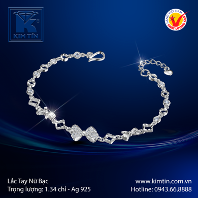 Lắc tay Nữ Bạc 