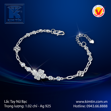 Lắc tay Nữ Bạc 