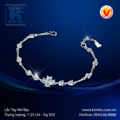 Lắc tay Nữ Bạc
