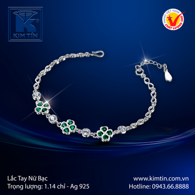 Lắc tay Nữ Bạc 