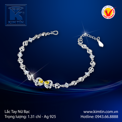 Lắc tay Nữ Bạc 