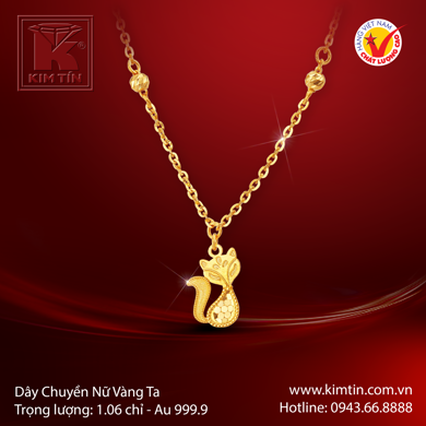 Dây chuyền Nữ Vàng ta