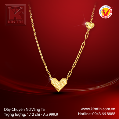 Dây chuyền Nữ Vàng ta 