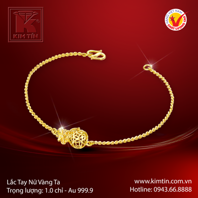 Lắc tay Nữ Vàng ta 