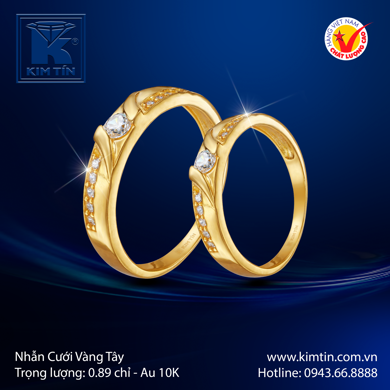 Nhẫn Cưới Vàng Tây