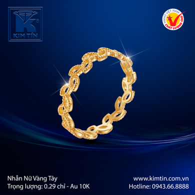 Nhẫn Nữ Vàng Tây