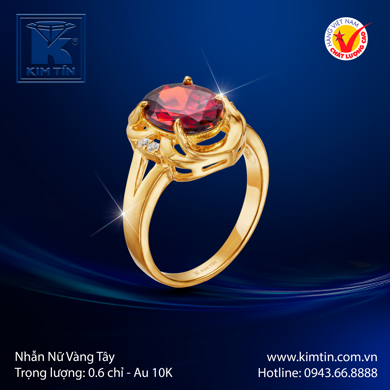 Nhẫn Nữ Vàng Tây 