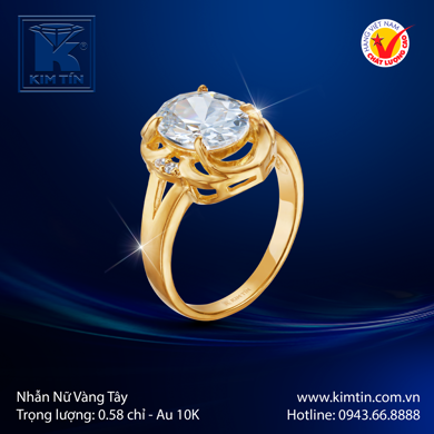 Nhẫn Nữ Vàng Tây 