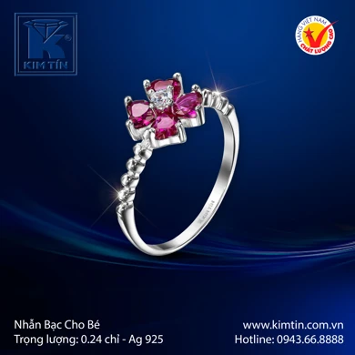Nhẫn Bạc Cho Bé 