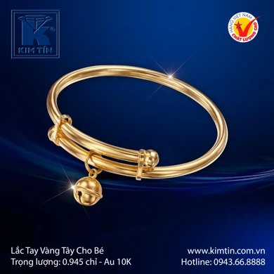 Lắc tay Vàng tây Cho bé 