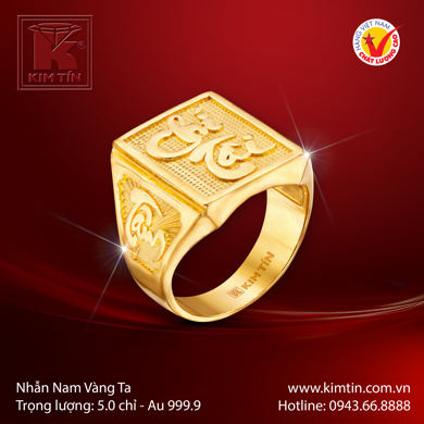 Nhẫn Nam Vàng ta