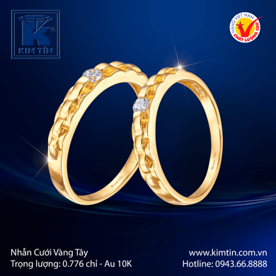 Nhẫn Cưới Vàng tây