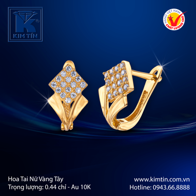 Hoa tai Nữ Vàng tây 