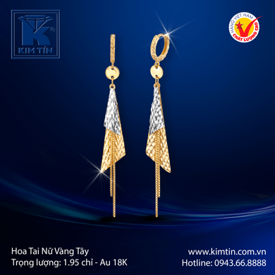 Hoa tai Nữ Vàng tây 