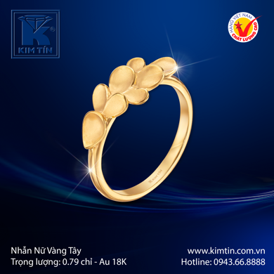 Nhẫn Nữ Vàng tây 
