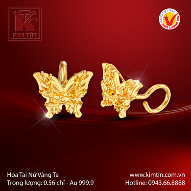 Hoa tai Nữ Vàng ta