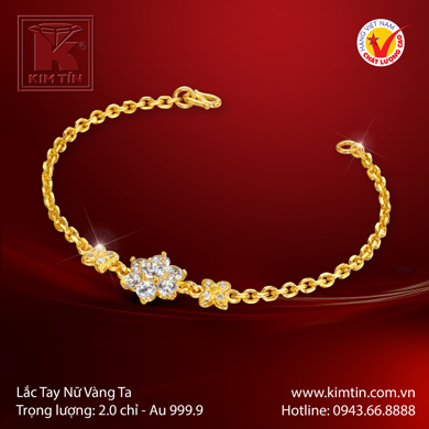 Lắc tay nữ Vàng ta 