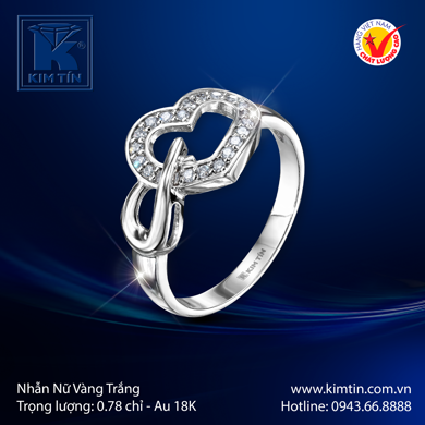 Nhẫn Nữ Vàng Trắng