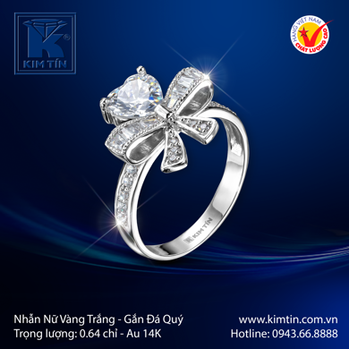 Nhẫn Nữ Vàng Trắng
