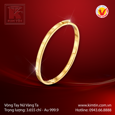 Vòng tay Nữ Vàng ta 
