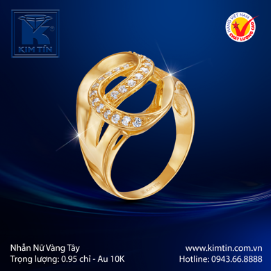 Nhẫn nữ Vàng tây Cao cấp