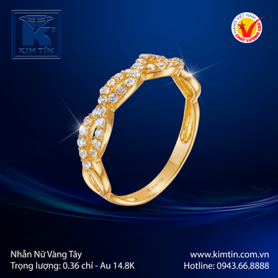 Nhẫn nữ Vàng tây Cao cấp 