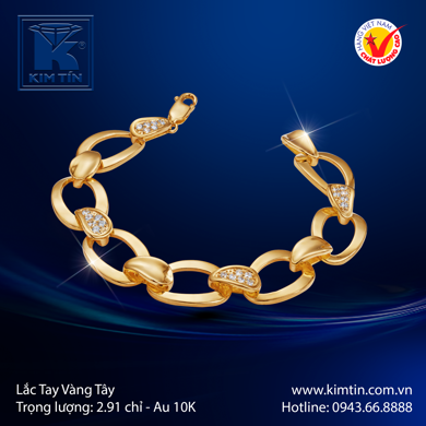 Lắc tay Vàng tây Cao cấp