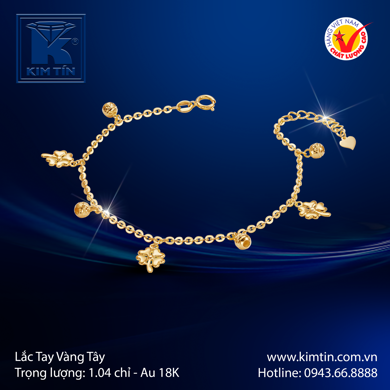 Lắc tay Vàng tây Cao cấp