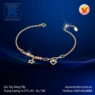 Lắc tay Vàng tây Cao cấp